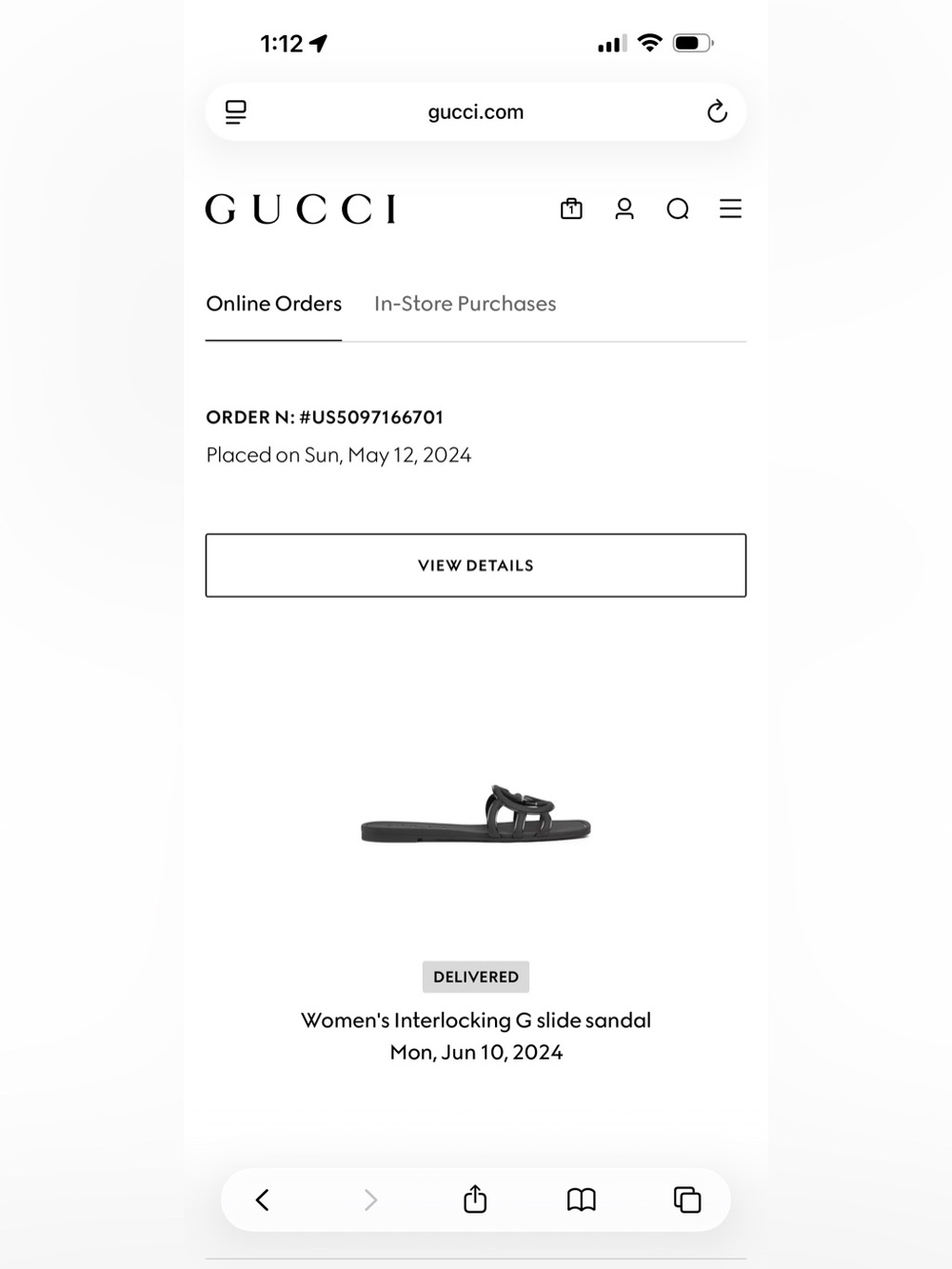 Gucci Women's Interlocking G slide sandal - Picture 9 of 12